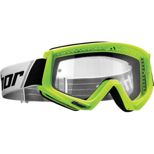 Thor - Thor Combat Goggles - 2601-2080 - Flo Green/Black - OSFM