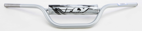 Fly Racing - Fly Racing 1010 Carbon Steel Handlebar - ATV Bend - Silver - MOT-155-PC-SL