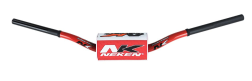 Neken - Neken Aluminum Oversize Handlebars - All Brands (133) - Red with White/Red Pad - R00133C-RW