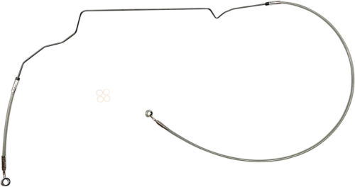Magnum - Magnum XR Stainless Dot Brake Line Kit - +8in. / +10in. - Stainless with Chrome Fittings - SSC1419-39