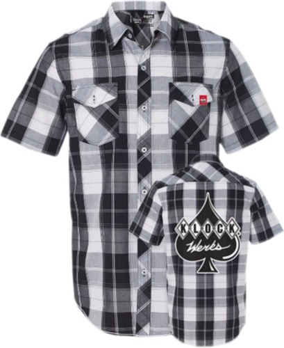 Klock Werks - Klock Werks Shop Short-Sleeve Shirt - KWAP0026 - Plaid - Small