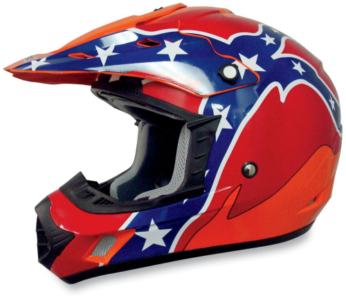 AFX - AFX FX-17 Rebel Helmet - 0110-2386 - Orange Rebel - X-Small