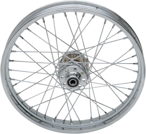 Drag Specialties - Drag Specialties Laced  40 Spoke Front Wheel - Chrome (Single Disc) - 0203-0411