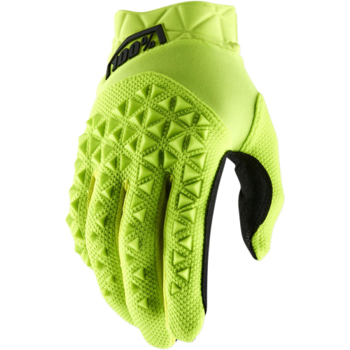 100% - 100% Airmatic Gloves - 10012-014-10 - Yellow/Black - Small