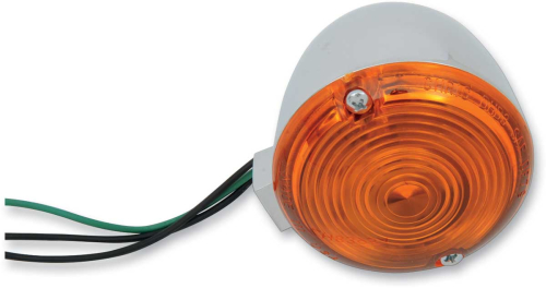 Chris Products - Chris Products Flat Lens Turn Signal - Amber - Double-Filament - 8395A