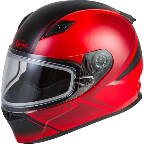 G-Max - G-Max GM49Y Hail Youth Helmet - G2492030 - Matte Red/Black - Small