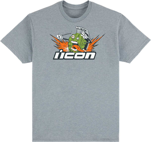 Icon - Icon Grenadier T-Shirt - 3030-21952 - Gray - X-Large