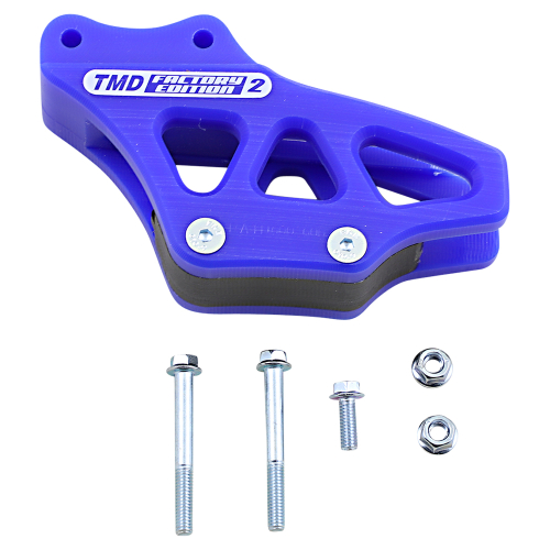 T.M. Designworks - T.M. Designworks Factory Edition Mini Bike Rear Chain Guide - Blue - RCG-KA85-BU