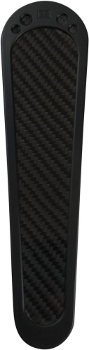 Brass Balls Cycles - Brass Balls Cycles Tank Panels - Black with Carbon Inlay - BB05-005