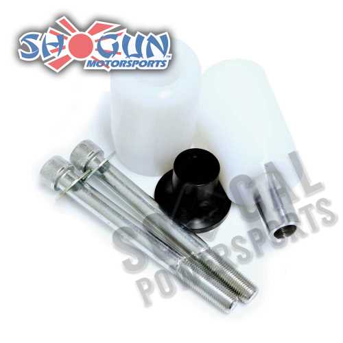 Shogun Motorsports - Shogun Motorsports Frame Sliders - White - 750-3300