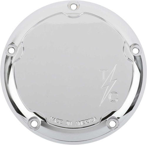 Thrashin Supply Company - Thrashin Supply Company Derby Cover - Dished - Chrome - TSC-3016-3