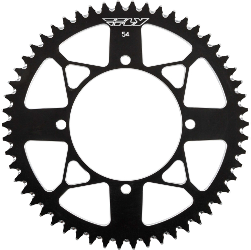 Fly Racing - Fly Racing Aluminum Rear Sprocket - Black - 54T - 414-54 BLK