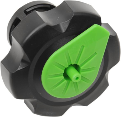 Tuff Jug - Tuff Jug Quick Fill Fuel Cap - Black with Green Fill Fuel Cap - QCKG