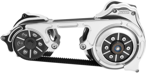 Belt Drives Ltd - Belt Drives Ltd 2in. Open Belt Drive Kit - Chrome - TC2PSH-2-C