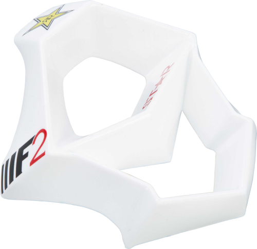 Fly Racing - Fly Racing Mouthpiece for F2 Carbon Rockstar Helmets - Black/White/Yellow - 73-4689