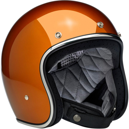 Biltwell Inc. - Biltwell Inc. Bonanza Solid Helmet - 1001-311-201 - Gloss Copper - X-Small