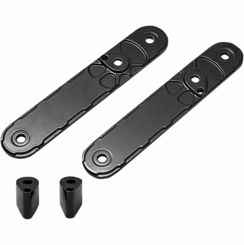 LA Choppers - LA Choppers Fusion Front Turn Signal Mounts - Decadent Black Powdercoat - LA-F491-00B