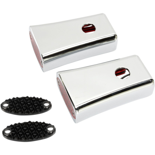 Pro-One Performance - Pro-One Performance Fender Strut Marker Light - Red LED - Chrome - 909106R