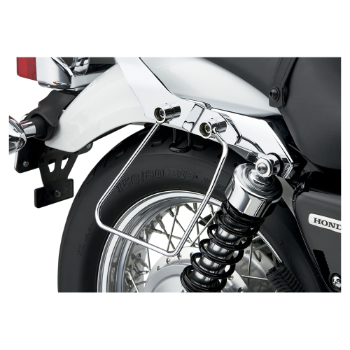 Cobra - Cobra Saddlebag Supports - Chrome - 02-6114