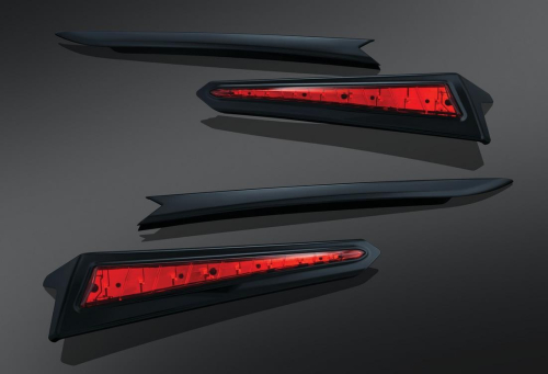 Kuryakyn - Kuryakyn LED Saddlebag Extensions - Black - 7171