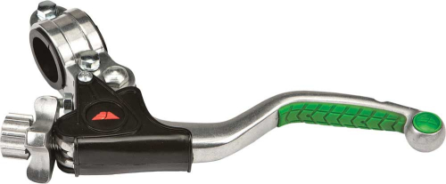 Fly Racing - Fly Racing Standard Lever Pro Kit - All 2 Stroke Models - Green Grip - 3W1004-FLY