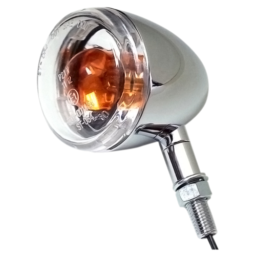 K&S Technologies - K&S Technologies DOT Incandescent Marker Lights - 2 wires - Chrome/Clear - 25-5313