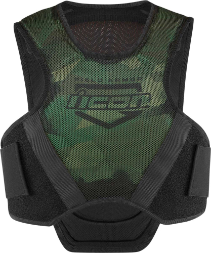 Icon - Icon Field Armor Softcore Vest - 2702-0280 - Green Camo - 3X-4X