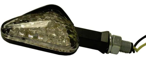 DMP - DMP LED Marker Lights - 8 LED - Black Offset Arrow Body - Amber Lens - 900-0061
