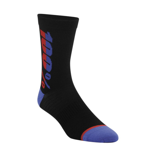 100% - 100% Rythym Socks - 20051-00001 - Black - Lg-XL