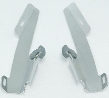 Memphis Shades - Memphis Shades Plates-Only Kit for Changing Sportshield to Fats/Slim - Polished - MEM8869