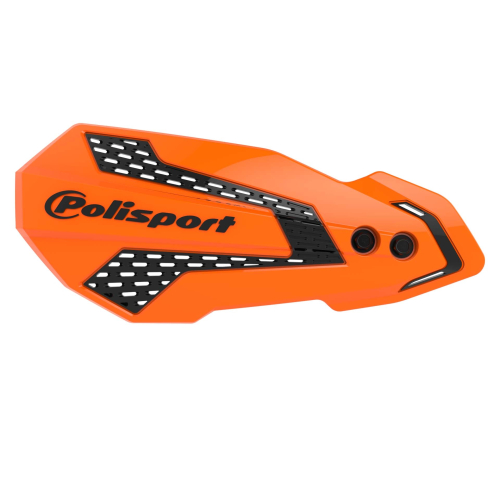 Polisport - Polisport MX Flow Perch Mount Handguard - Orange/Black - 8308200005