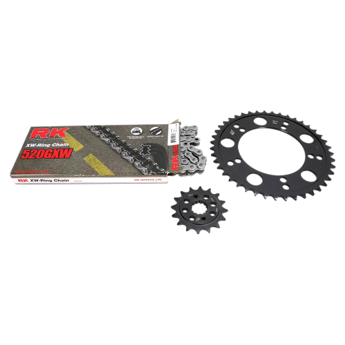 RK - RK Quick Acceleration Chain Kit with Steel Sprocket - Natural - 8101-119P