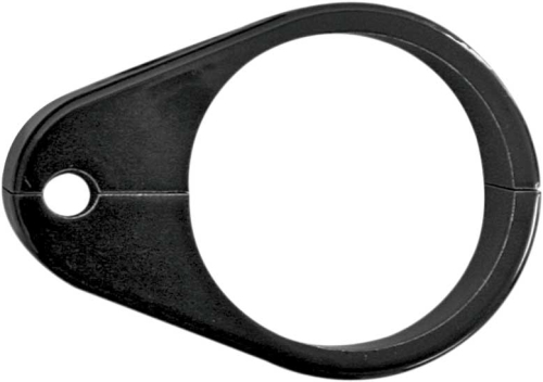 Drag Specialties - Drag Specialties Throttle or Idle Cable Clamp for 1.25in. Diameter Handlebar/Frame - Black - 0658-0046