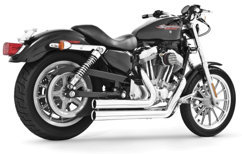 Freedom Performance - Freedom Performance Independence Shorty Exhaust System - Chrome - HD00732