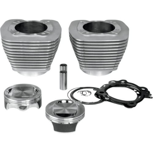 Revolution Performance - Revolution Performance Monster Big Bore Kit (117in. Flat Top) - Bore 4.125in. - 10.5:1 Compression - Silver - 201-171S