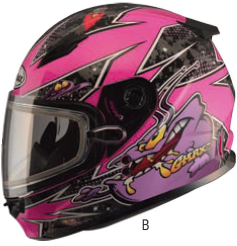 G-Max - G-Max GM49Y Alien Snow Youth Helmet - G2497591 TC-22 - Pink/Purple - Medium