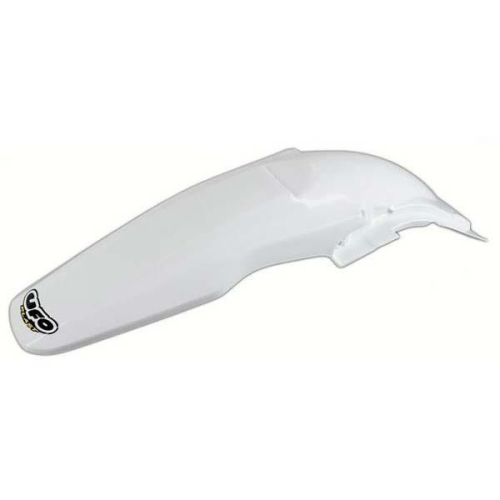 UFO Plastics - UFO Plastics Enduro Rear Fender with LED Light - White - HO04643-041