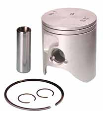Pro-X - Pro-X Double Ring Piston Kit - Standard Bore 66.35mm - 6321B