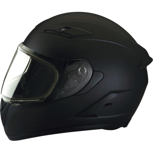 Z1R - Z1R Strike Ops Solid Snow Helmet with Dual Lens Shield - XF-2-0121-1000 - Flat Black - Small