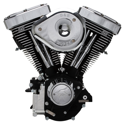 S&S Cycle - S&S Cycle V96R Carb Compliant Engine - Wrinkle Black - 31-9156