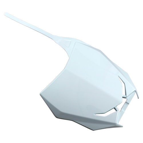 UFO Plastics - UFO Plastics Front Number Plate - White - SU04943041
