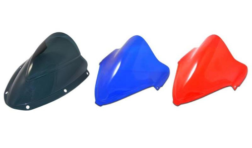 Yana Shiki - Yana Shiki R Series Windscreen - Blue Chrome - KW-4009CBU
