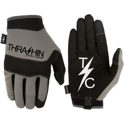 Thrashin Supply Company - Thrashin Supply Company Covert Gloves - CVT-01-011 - Gray - X-Large