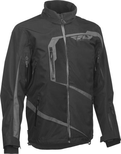 Fly Racing - Fly Racing Carbon Jacket - 6152 470-4030X - Black/Gray - X-Large