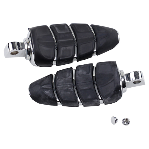 Kuryakyn - Kuryakyn Kinetic Footpegs with Adapter - Chrome - 4316