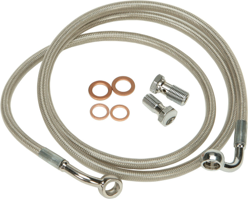 HardDrive - HardDrive Steel Braided Brakeline Kit - +4in. Length - HD-0902