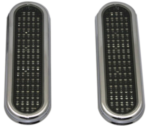 Custom Dynamics - Custom Dynamics Flatz Lights - Red LEDs with Smoke Lenses - GENFLATZSMKC