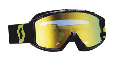 Scott USA - Scott USA 89Si Pro Youth Goggles - 2178020026041 - Black/Green/Yellow Chrome Lens