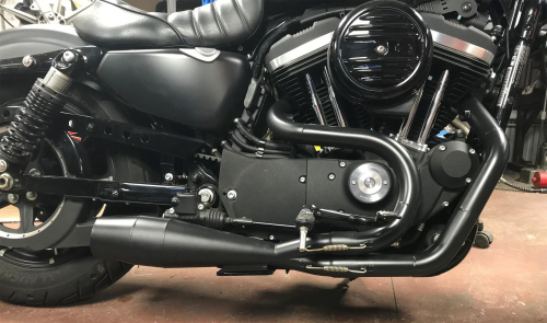 Sawicki Speed Shop - Sawicki Speed Shop 2 Into 1 Pipe Exhaust System - Black - 930-01021