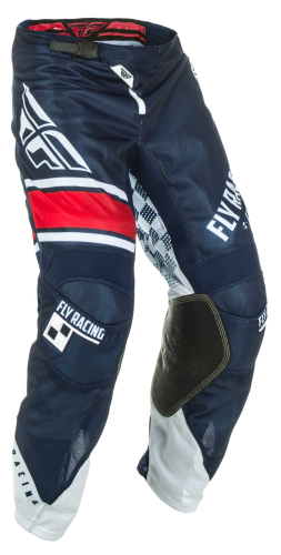 Fly Racing - Fly Racing Kinetic Mesh Era Pants - 372-33126 - Navy/White/Red - 26